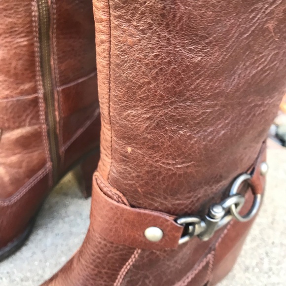 🐬 BORN Jacey Brown Leather Knee-High Boots - Picture 8 of 13